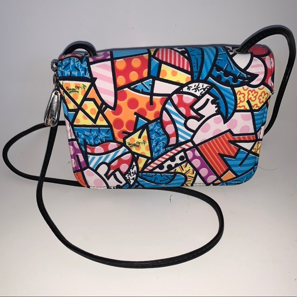 Donald J. Pliner Handbags - Donald J. Pliner X Romero Britto autographed purse